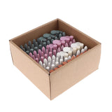 Maxbell 100 Abrasive Grinding Wheel Burr Bits Polishing Stone Tip Heads Rotary Tools