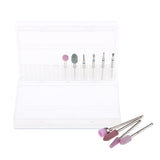 Maxbell 10pcs Nail Drill Bits Brush Manicure Electric Grinding Polishing Head Kit 03