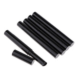 Max 5pcs Black Empty Lipstick Tubes Refillable Lip Gloss Balm Bottles Containers