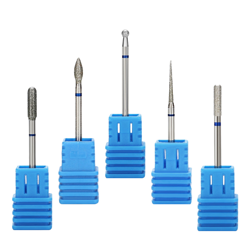 5pcs Nail Files Drill Bits Manicure Gels Removal Electric Polishing Head Set