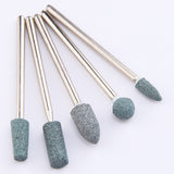 Maxbell 5 Pcs Quartz Nail Drill Bits Gel Remove Polish Tool Pedicure Manicure Rotary