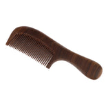Maxbell Handmade Green Sandalwood Fine Tooth Comb Massage Detangling Hair Brush B