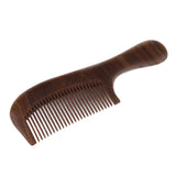 Maxbell Handmade Green Sandalwood Fine Tooth Comb Massage Detangling Hair Brush B
