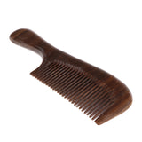 Maxbell Handmade Green Sandalwood Fine Tooth Comb Massage Detangling Hair Brush B