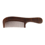 Maxbell Handmade Green Sandalwood Fine Tooth Comb Massage Detangling Hair Brush B
