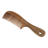 Maxbell Natural Fine/Wide Tooth Sandalwood Comb w/ Wooden Handle Uni Wide Tooth - Aladdin Shoppers