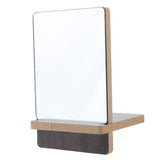 Maxbell Tabletop Makeup Folding Mirror Detachable Bathroom Cosmetic Shaving Mirror S