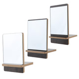 Maxbell Tabletop Makeup Folding Mirror Detachable Bathroom Cosmetic Shaving Mirror S
