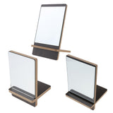 Maxbell Tabletop Makeup Folding Mirror Detachable Bathroom Cosmetic Shaving Mirror S
