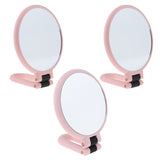 Portable Double Sided Round Handheld Magnifying Makeup Mirror 2X Magnify