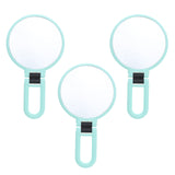 Folding Handheld Double Sided Mirror Makeup Magnifying Mirror for Travel 2X Magnifying