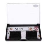 Maxbell 1 Box Long Natural C Curly Individual False Eyelash for Lash Extension 10mm