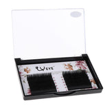 Maxbell 1 Box Long Natural C Curly Individual False Eyelash for Lash Extension 10mm