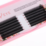 Maxbell Natural Long Soft False Eyelashes Artificial Fibre C Curl Fake Eyelash 9mm