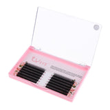 Maxbell 1 Box 3D Long Natural False Eyelashes Synthetic Fibre C Curl Fake Eye Lashes 12mm