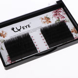 Maxbell Black Soft False Eyelashes for Eyelash Extensions 0.20mm C Curl  9mm