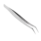 Maxbell Curved Pointed Stainless Steel Tweezer Nipper for Eyelash Extensions