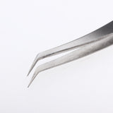 Maxbell Curved Pointed Stainless Steel Tweezer Nipper for Eyelash Extensions