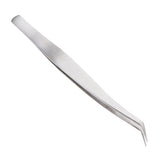 Maxbell Curved Pointed Stainless Steel Tweezer Nipper for Eyelash Extensions