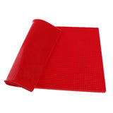 Maxbell Cushion Pillow Silicone Mat for Nail Art Hand Rest Manicure Tools Red