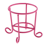 Maxbell 3pcs Lovely Cute Makeup Sponge Blender Powder Puff Holder Stand Rack Red