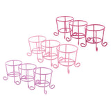 Maxbell 3pcs Lovely Cute Makeup Sponge Blender Powder Puff Holder Stand Rack Red