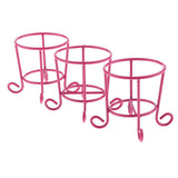 Maxbell 3pcs Lovely Cute Makeup Sponge Blender Powder Puff Holder Stand Rack Red