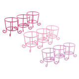 Maxbell 3pcs Lovely Cute Makeup Sponge Blender Powder Puff Holder Stand Rack Red