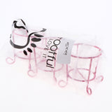 Maxbell 3pcs Lovely Cute Makeup Sponge Blender Powder Puff Holder Stand Rack Pink
