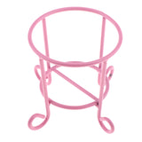 Maxbell 3pcs Lovely Cute Makeup Sponge Blender Powder Puff Holder Stand Rack Pink