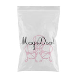 Maxbell 3pcs Lovely Cute Makeup Sponge Blender Powder Puff Holder Stand Rack Pink