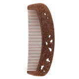Maxbell Handmade Polishing Natural Wooden Scalp Massage Detangling Comb Brush L167