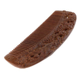Maxbell Handmade Polishing Natural Wooden Scalp Massage Detangling Comb Brush L167
