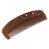 Maxbell Handmade Polishing Natural Wooden Scalp Massage Detangling Comb Brush L167