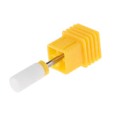 Maxbell Ceramic Polishing Head Nail Drill Bit for Electric Nail Machine Manicure XF