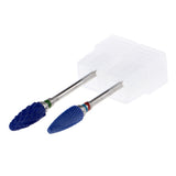 Maxbell Ceramic Nail Files Drill Bit Manicure Electric Polishing Barrel Head 2x XC+F