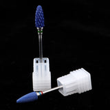 Maxbell Ceramic Nail Files Drill Bit Manicure Electric Polishing Barrel Head 2x XC+F
