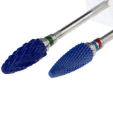 Maxbell Ceramic Nail Files Drill Bit Manicure Electric Polishing Barrel Head 2x XC+F