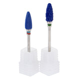 Maxbell Ceramic Nail Files Drill Bit Manicure Electric Polishing Barrel Head 2x XC+F