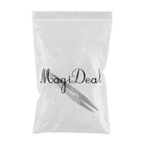 Maxbell Heat-resistant Ceramic Tweezers w/ Pointed Tips Black Tips+Frosted Handle