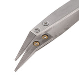 Maxbell Precision Ceramic Tweezers Application Tool Stainless Steel Antistatic Tip