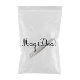 Maxbell Precision Ceramic Tweezers Application Tool Stainless Steel White Tip