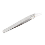 Maxbell Precision Ceramic Tweezers Application Tool Stainless Steel White Tip