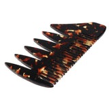 Maxbell 2 Ways Men's Oil Hair Pick Comb Salon Salon Hairdressing Styling Combs Black