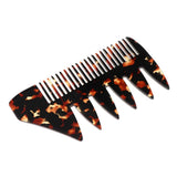 Maxbell 2 Ways Men's Oil Hair Pick Comb Salon Salon Hairdressing Styling Combs Black