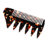 Maxbell 2 Ways Men's Oil Hair Pick Comb Salon Salon Hairdressing Styling Combs Black