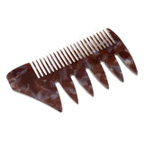 Maxbell 2 Ways Men's Oil Hair Pick Comb Salon Salon Hairdressing Styling Combs Gray