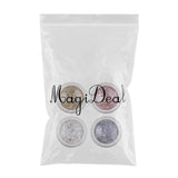Maxbell 4-Box Mixed Color Makeup Nail Art Glitter Body Decoration Cosmetic Sequins A