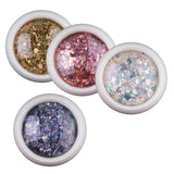 Maxbell 4-Box Mixed Color Makeup Nail Art Glitter Body Decoration Cosmetic Sequins A