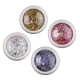 Maxbell 4-Box Mixed Color Makeup Nail Art Glitter Body Decoration Cosmetic Sequins A